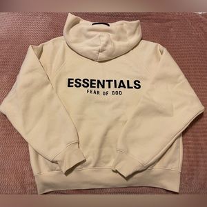 Essentials Fear of God Hoodie in Buttercream